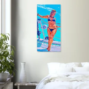 Lienzo Museo 50x100 cm. · "Eva Reina del Caribe"