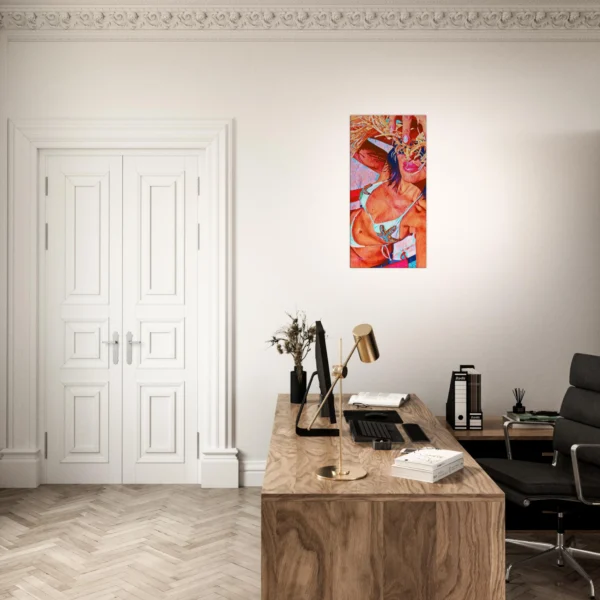 Lienzo Museo 40x80 cm / 16x32″ ·  “Olga, Reina de la Estrella de Mar”