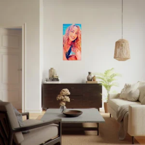 Lienzo Museo 50x100 cm. · "Laura Reina del Mar de la Toscana"