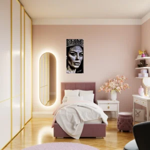 Lienzo Museo Espejo 50x100 cm.  "Sandra Aghata, Reina del Mar"