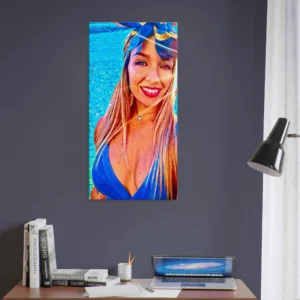 Lienzo Museo 50x100 cm. · " Andrea, Reina de la Costa del Sol"