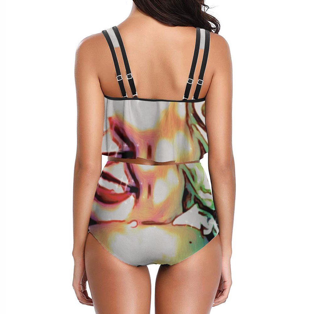 Bikini Reina del Arte – Sexy Cintura Alta (Personalizable) 👙