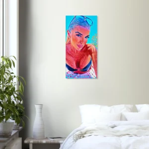Lienzo Art 40x80 cm / 16x32″ · “Mari Carmen, Reina de la Contemplación”
