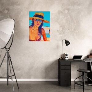 Lienzo Museo 70x100 cm · Rocío, Reina de la Brisa del Mar"