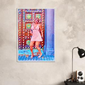 poster Noe vestido rosa