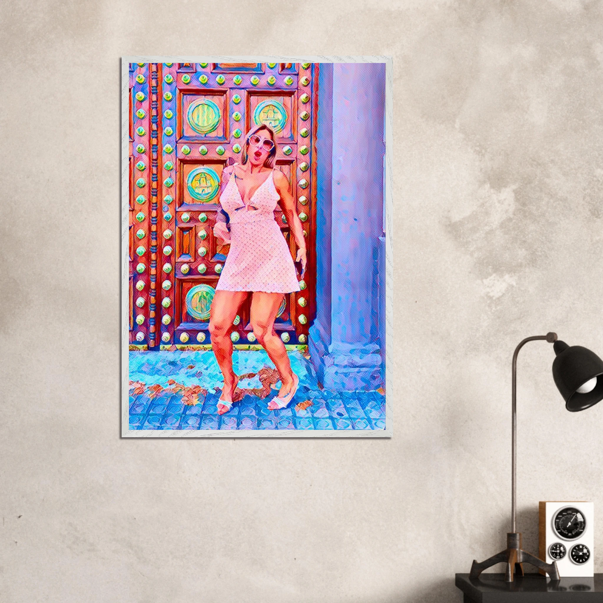 poster Noe vestido rosa poster Noe vestido rosa